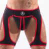 Sparta's Harness Backless Snax Noir-Rouge